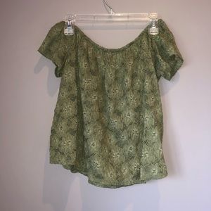 Off Shoulder Lace Tee